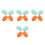 8 Pairs Silicone Drumstick Tips Mute For Practice Clacking Sound 4