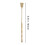2 Sets 2Pcs Incense Spoon Burner Accessories Golden 9