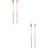 2 Sets 2Pcs Incense Spoon Burner Accessories Golden 7