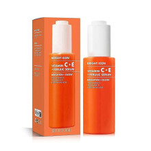 (3pcs) SKIN Bright Icon Vitamin C + E + Ferulic Serum, Brightening & Soothing Face Serum, Helps Even Skin Tone, Vegan & Cruelty-Free