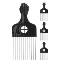 8 Pcs Metal Hair Pick For Men Women Curly Hair Detangling Tool