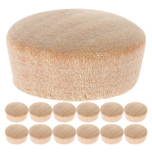 200 Pcs Tapered Wooden Hole Plugs Natural Wood For Furniture Assembly