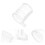 4Stk Acryl Ameisen Futterbox Klar Ameisennest Wassertrinker Set 7