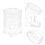 4Stk Acryl Ameisen Futterbox Klar Ameisennest Wassertrinker Set 5