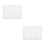 4 Pcs White Foam Pad For Wool Needle Felting Craft Work 10
