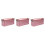 3Pièces Boîte Rose À Couvercle Pour Biscuits Bonbons Multi-Usage 5