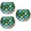 3Pcs Candle Tea Light Holder Mosaic Glass Decor 8