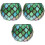 3Pcs Candle Tea Light Holder Mosaic Glass Decor 4
