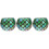 3Pcs Candle Tea Light Holder Mosaic Glass Decor 5