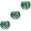 3Pcs Candle Tea Light Holder Mosaic Glass Decor 6