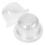 40Pcs Clear Plastic Cap Storage Racks Lightweight Hat Display Stands 2