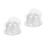 40Pcs Clear Plastic Cap Storage Racks Lightweight Hat Display Stands 4