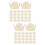 200 Pcs Hollow Rose Trim Chocolate Candy Cups Wrappers 9