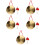 5 Sets Traditional Chinese Gong With Hammer 8