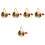 5 Sets Traditional Chinese Gong With Hammer 5