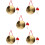 5 Sets Traditional Chinese Gong With Hammer 9