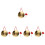 5 Sets Traditional Chinese Gong With Hammer 6
