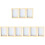 9 Pcs Wooden Paper Making Mold Frame Screen Mesh Kit For Diy Craft 5