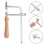 Heavy Duty Coping Saw with Adjustable Tension Steel Frame 9
