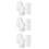 30 Pcs White Foam Blocks Polystyrene Cylinder Cake Dummies For Craft 5