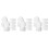 30 Pcs White Foam Blocks Polystyrene Cylinder Cake Dummies For Craft 6