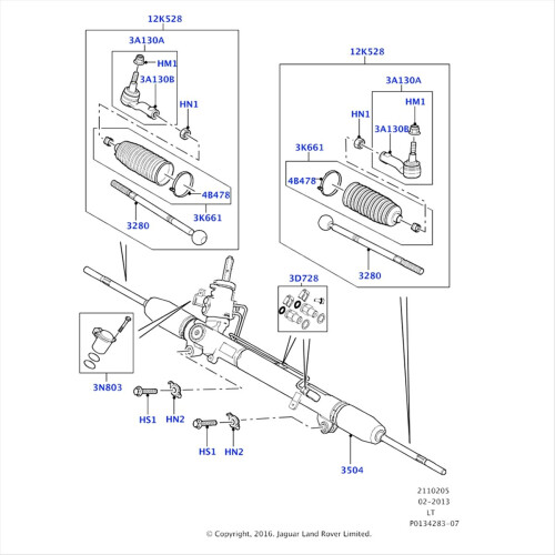 QFK500030 Styrestangsende til bilstyring 1