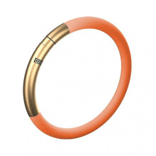 (Orange Kid) Anti-mosquito Bracelet Eye-catching Long-lasting Volatilization Silicone 360-degree Protection Magnetic Mosquito Wrist Band for Summer