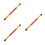 3Pcs Bamboo Orchestra Sticks Storage Tube Portable Dustproof Organizer 7
