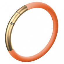 (Orange Adult) Anti-mosquito Bracelet Eye-catching Long-lasting Volatilization Silicone 360-degree Protection Magnetic Mosquito Wrist Band for Summer