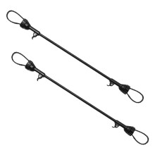 4Pcs Foldable Twin Stroller Connector Adapters Black Metal for Twins
