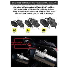 Protezione termica per tubo di scarico per moto Rhinowalk