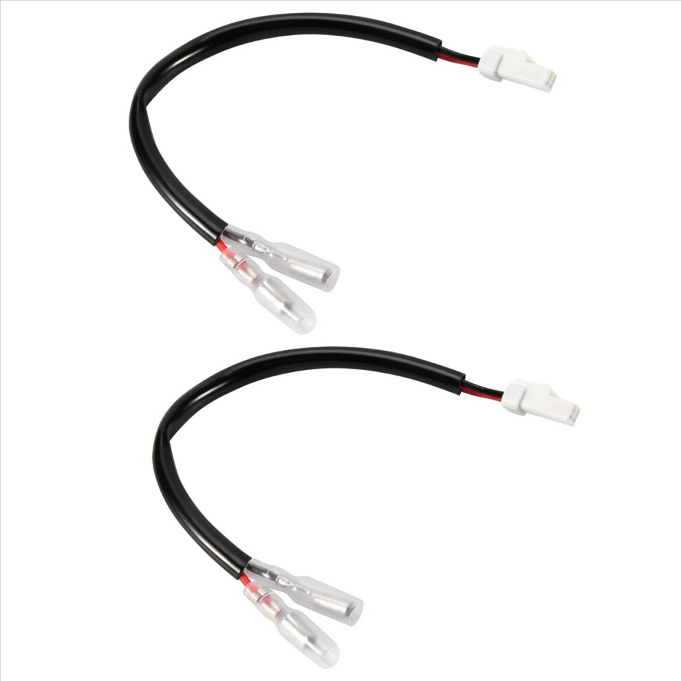 2Pcs Motorcycle Turn Signal Wiring Harness Connector Adapter For 4853021370449