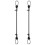 4 Pcs Foldable Twin Stroller Connector Adapter For Double Pushchair 2