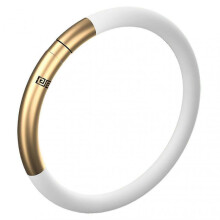 (White Adult) Anti-mosquito Bracelet Eye-catching Long-lasting Volatilization Silicone 360-degree Protection Magnetic Mosquito Wrist Band for Summer