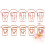 2 Pieces Clip Coffee Cup Paper Figured Clips Large 10