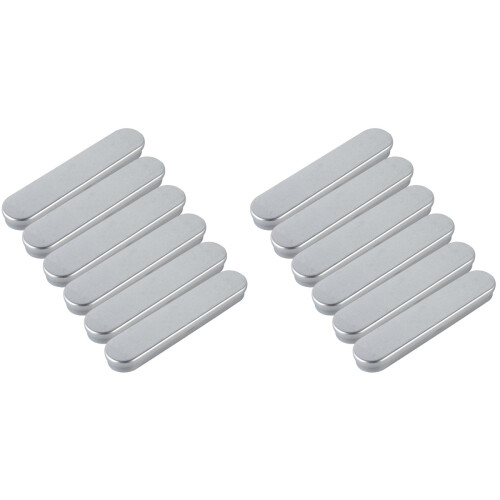 2 Pack Stackable Storage Bins Box With Lids Case Rectangular Tin 1