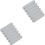 2 Pack Stackable Storage Bins Box With Lids Case Rectangular Tin 3