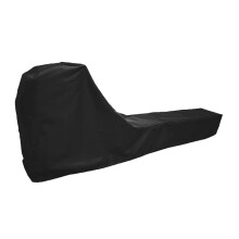 Rowing Machine Cover Dustproof Black Protective Cover Secure Fit Minimalist Design For Indoor Outdoor Use