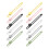 24Pcs Durable Silicone Cable Strap Cord Organizer Reusable Wire Ties 1