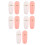 10 Pcs Reusable Oil-Absorbing Volcanic Stone Roller For Face 10