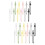 24Pcs Durable Silicone Cable Strap Cord Organizer Reusable Wire Ties 9