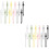 24Pcs Durable Silicone Cable Strap Cord Organizer Reusable Wire Ties 8