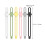 24Pcs Durable Silicone Cable Strap Cord Organizer Reusable Wire Ties 10