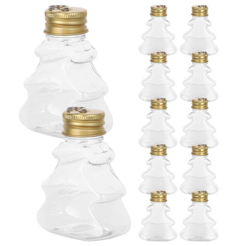 24 Pcs Clear Hanging Ornament 50ml Fillable Christmas Candy Box 1
