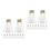 24 Pcs Clear Hanging Ornament 50ml Fillable Christmas Candy Box 6