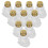 24 Pcs Clear Hanging Ornament 50ml Fillable Christmas Candy Box 3