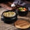 2 Sets Ceramic Casserole Non Stick Bibimbap Pot For Chicken Cooking 11
