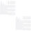 800 Pcs Dress Shirt Collar Inserts For Men 8