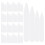 800 Pcs Dress Shirt Collar Inserts For Men 3