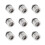 18 Pcs Mini Led Flashlight Battery Powered Keychain Pendant 9